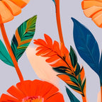 Marigold Celebration, Floral Nature, Botanical Flowers, Blossom Garden Bloom Summer India, Festival Celebrate Plants Leaves, Bohemian Illustration Painting Coffee Mug Gallery Image 2