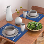 Navy Blue Solid Color Placemat Gallery Image 2