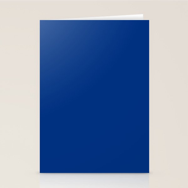 Navy Blue Solid Color Stationery Card Gallery Image 2