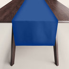Navy Blue Solid Color Table Runner Gallery Image 1