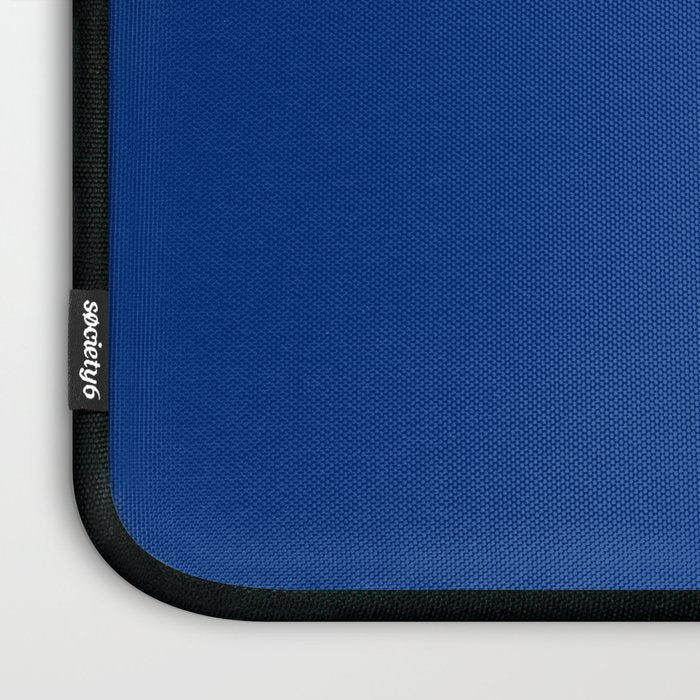 Navy Blue Solid Color Laptop Sleeve Gallery Image 3