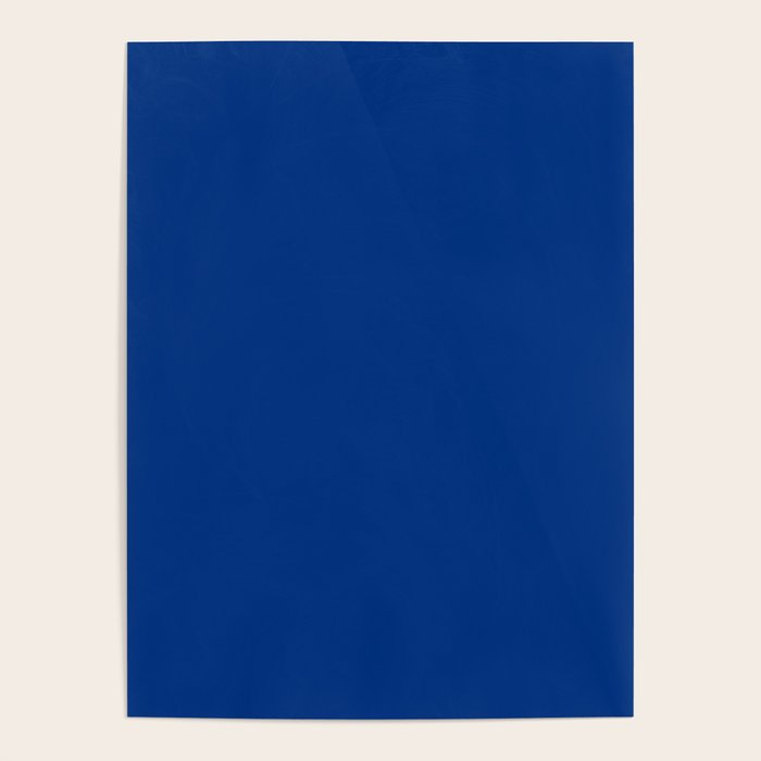 Navy Blue Solid Color Poster Gallery Image 4