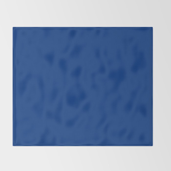Navy Blue Solid Color Throw Blanket Gallery Image 2