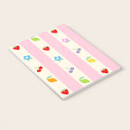 The cutest preppy fruity stripe pattern for Summer Notebook Gallery Image 3