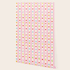 The cutest preppy fruity stripe pattern for Summer Wallpaper Gallery Image 2