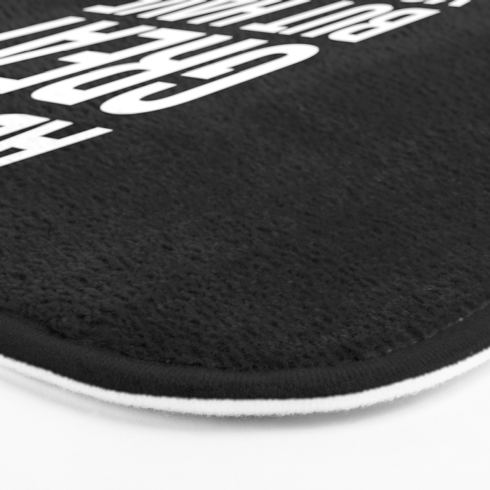 Abs Are Great But Have You Tried Donuts (Black) Bath Mat Gallery Image 3