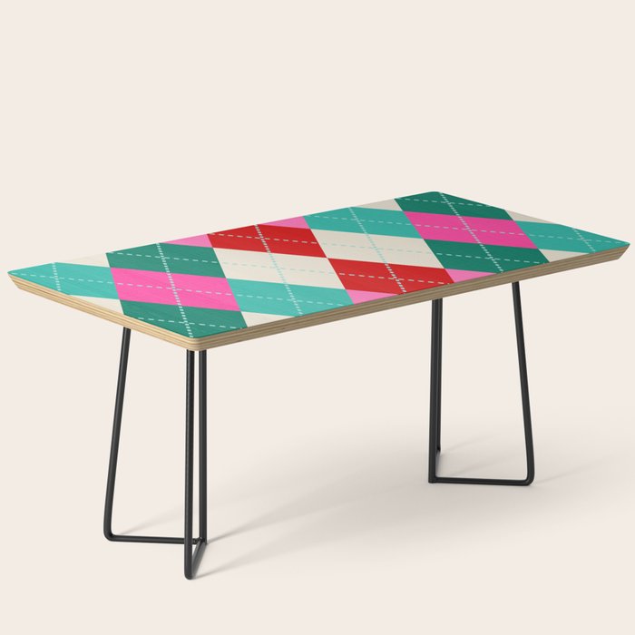 Retro Christmas Knitted Argyle Jumper 1. Coffee Table Gallery Image 1