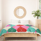 Retro Christmas Knitted Argyle Jumper 1. Duvet Cover Gallery Image 3