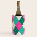 Retro Christmas Knitted Argyle Jumper 1. Wine Chiller Gallery Image 3