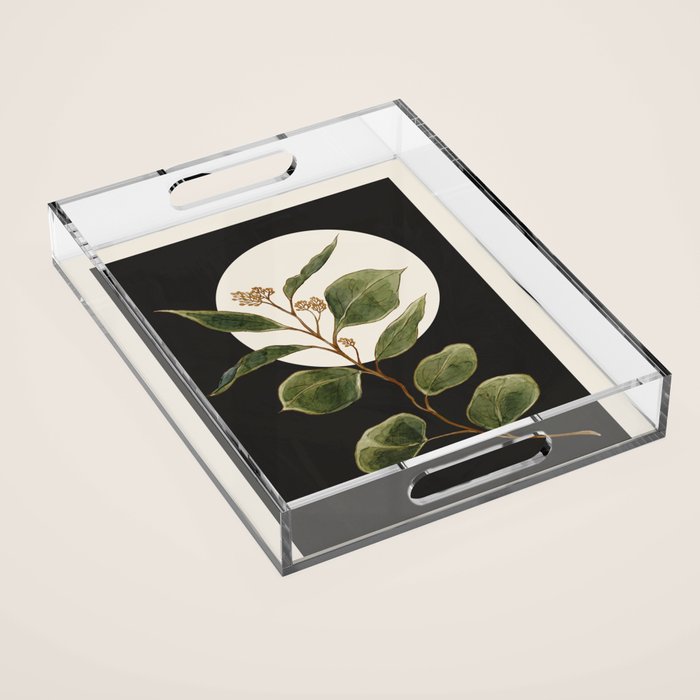Beautiful Plant Leaves 1 Acrylic Tray Gallery Image 1