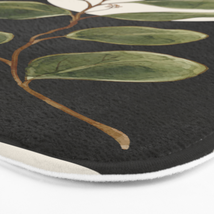 Beautiful Plant Leaves 1 Bath Mat Gallery Image 3