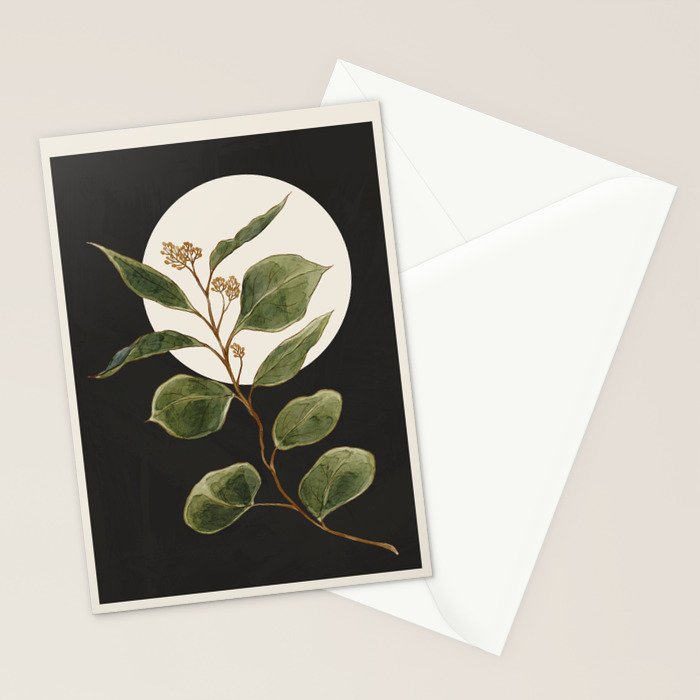 Beautiful Plant Leaves 1 Stationery Card Gallery Image 2