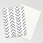 Mudcloth Black and White Stationery Card Gallery Image 2