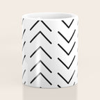 Mudcloth Black and White Coffee Mug Gallery Image 4