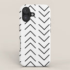 Mudcloth Black and White iPhone Case Gallery Image 1