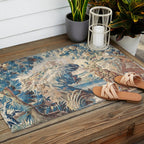 Antique 18th Century Chinoiserie Temple Aubusson Tapestry Outdoor Rug Gallery Image 2