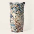 Antique 18th Century Chinoiserie Temple Aubusson Tapestry Travel Mug Gallery Image 2