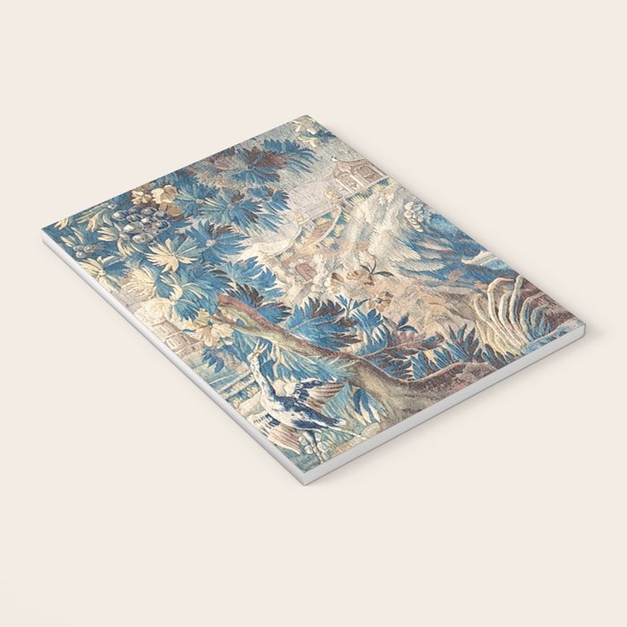 Antique 18th Century Chinoiserie Temple Aubusson Tapestry Notebook Gallery Image 3
