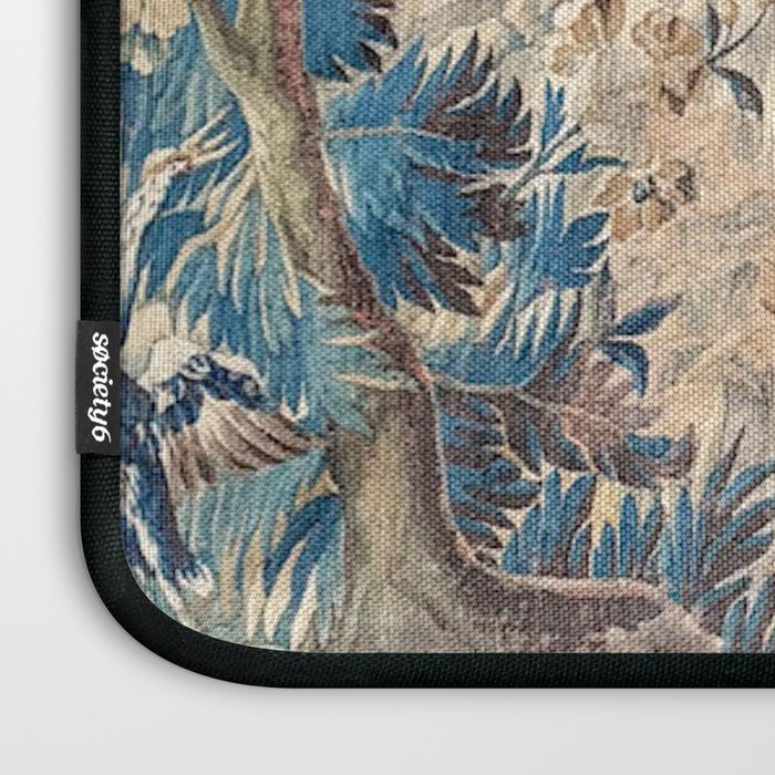 Antique 18th Century Chinoiserie Temple Aubusson Tapestry Laptop Sleeve Gallery Image 3