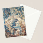 Antique 18th Century Chinoiserie Temple Aubusson Tapestry Stationery Card Gallery Image 2