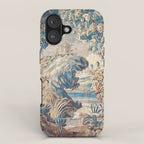 Antique 18th Century Chinoiserie Temple Aubusson Tapestry iPhone Case Gallery Image 1