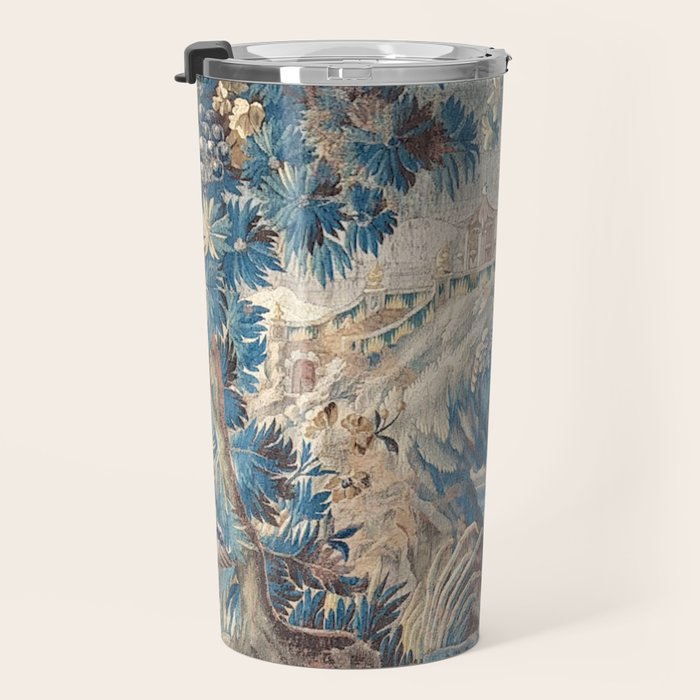 Antique 18th Century Chinoiserie Temple Aubusson Tapestry Travel Mug Gallery Image 3