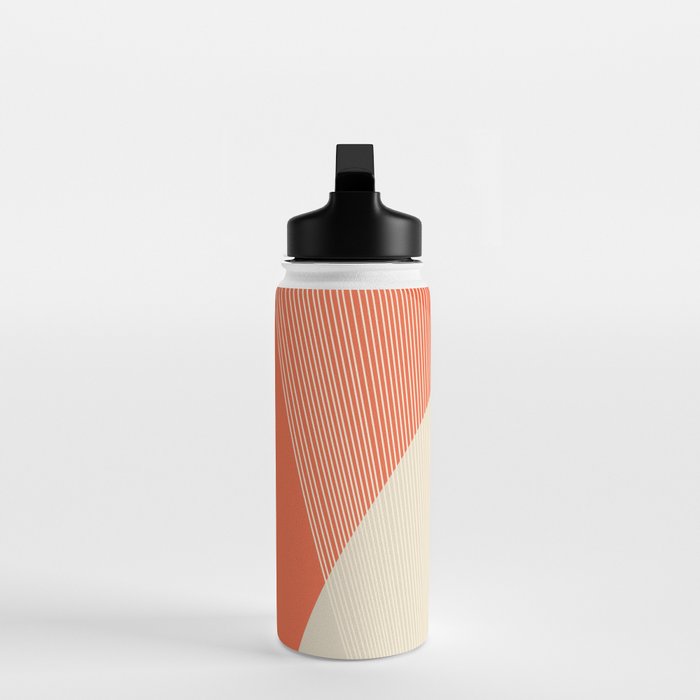 Cecilia Shapes III - Bright Red Water Bottle Gallery Image 3