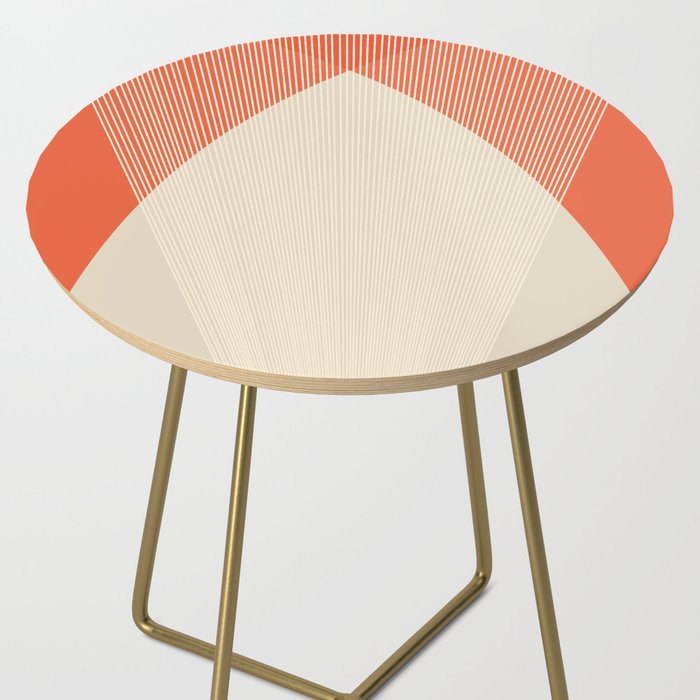 Cecilia Shapes III - Bright Red Side Table Gallery Image 2