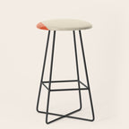 Cecilia Shapes III - Bright Red Stool Gallery Image 1