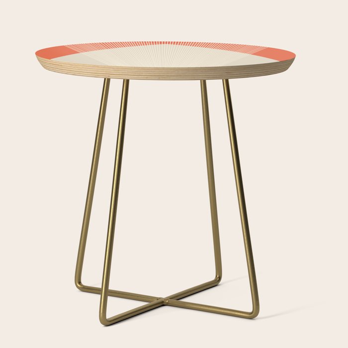 Cecilia Shapes III - Bright Red Side Table Gallery Image 1