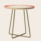 Cecilia Shapes III - Bright Red Side Table Gallery Image 1