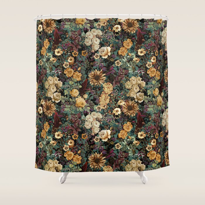 Isolated Blooms Shower Curtain Gallery Image 1