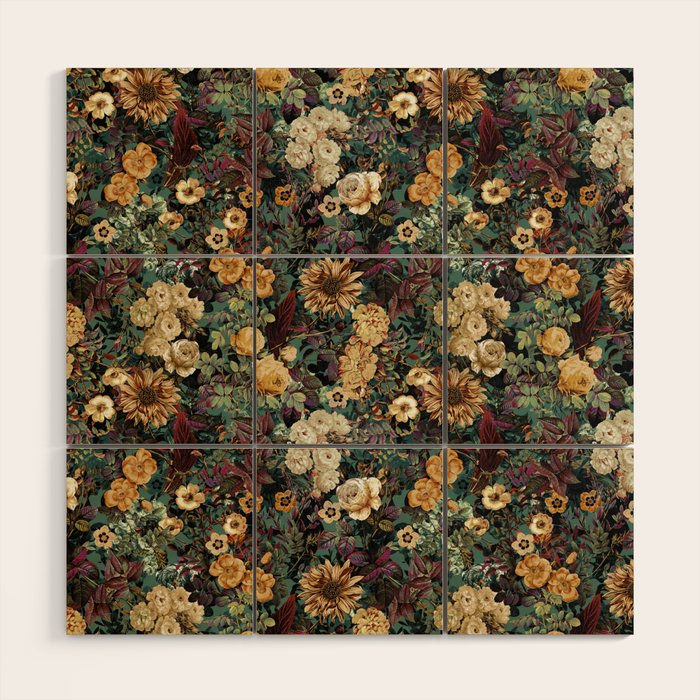 Isolated Blooms Wood Wall Art Gallery Image 1