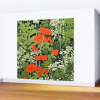 Poppy Pillar Garden Wall Mural Gallery Image 2