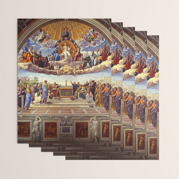 Raphael The Disputation of the Holy Sacrament  Wrapping Paper Gallery Image 3