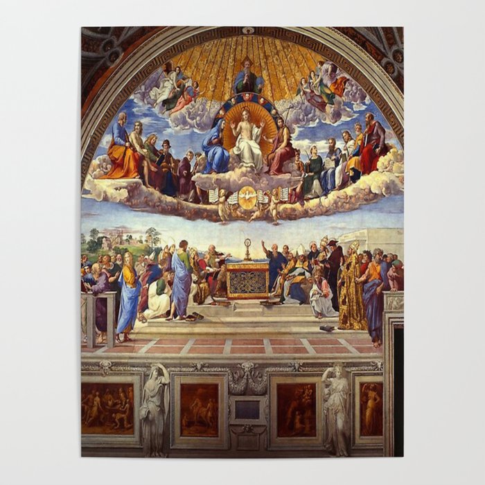 Raphael The Disputation of the Holy Sacrament  Poster Gallery Image 1
