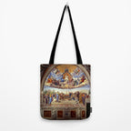 Raphael The Disputation of the Holy Sacrament  Tote Bag Gallery Image 2