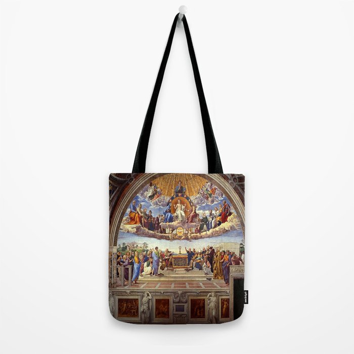 Raphael The Disputation of the Holy Sacrament  Tote Bag Gallery Image 2
