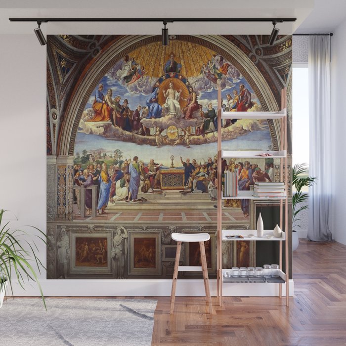 Raphael The Disputation of the Holy Sacrament  Wall Mural Gallery Image 1