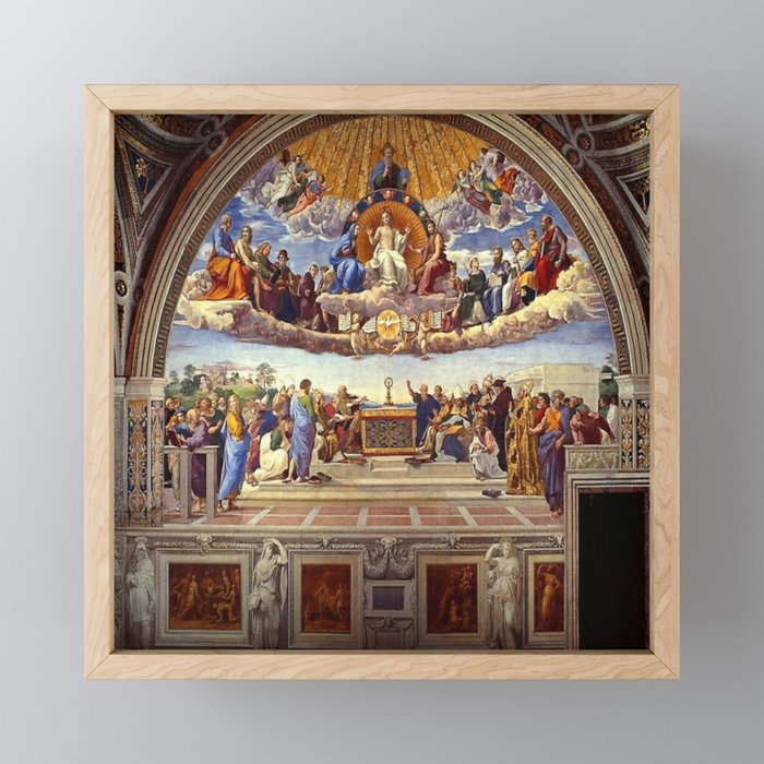 Raphael The Disputation of the Holy Sacrament  Mini Art Print Gallery Image 1