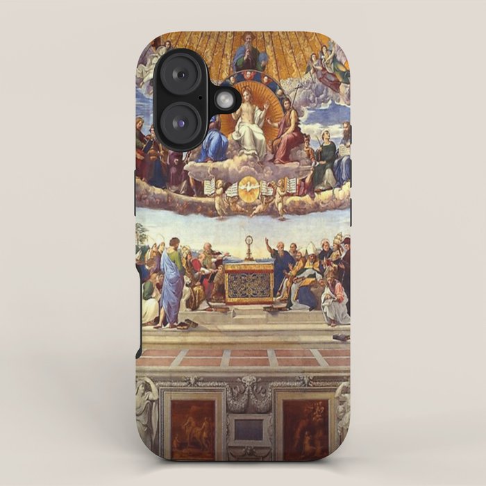 Raphael The Disputation of the Holy Sacrament  iPhone Case Gallery Image 1