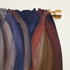 Abstract Cubist Art Storm inside my head by Emmanuel Signorino Window Curtain Gallery Image 2