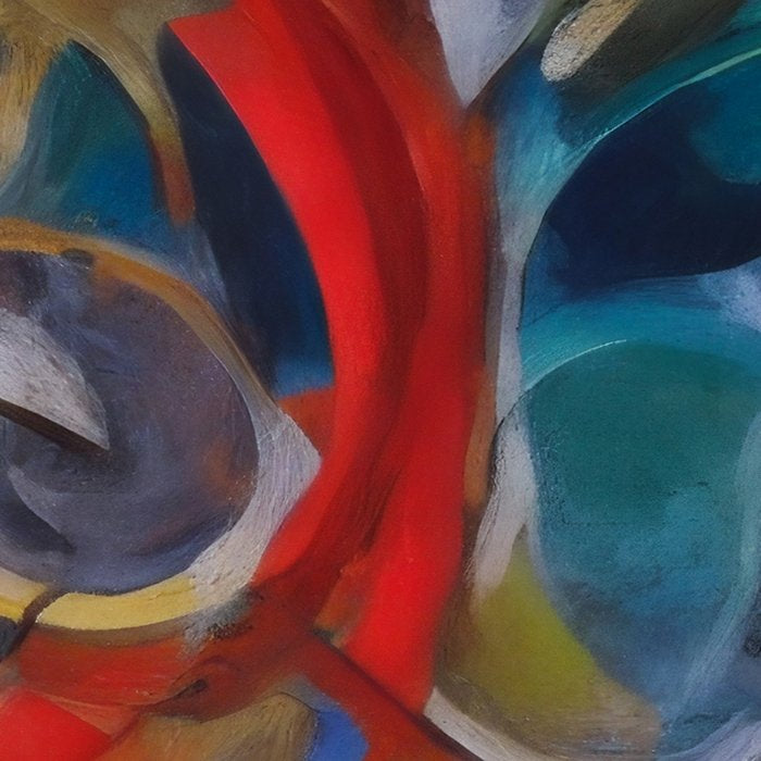 Abstract Cubist Art Storm inside my head by Emmanuel Signorino Coffee Mug Gallery Image 2