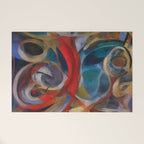 Abstract Cubist Art Storm inside my head by Emmanuel Signorino Welcome Mat Gallery Image 1