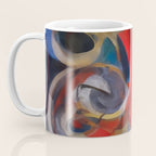 Abstract Cubist Art Storm inside my head by Emmanuel Signorino Coffee Mug Gallery Image 3
