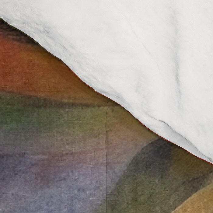 Abstract Cubist Art Storm inside my head by Emmanuel Signorino Comforter Gallery Image 4