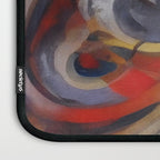 Abstract Cubist Art Storm inside my head by Emmanuel Signorino Laptop Sleeve Gallery Image 3