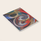 Abstract Cubist Art Storm inside my head by Emmanuel Signorino Notebook Gallery Image 3