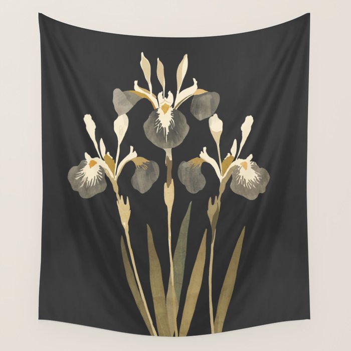 Irises Wall Tapestry Gallery Image 1