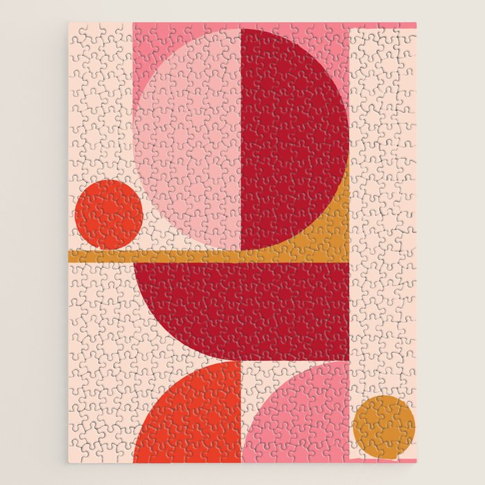 Mid Century Modern Abstract I Jigsaw Puzzle Gallery Image 1